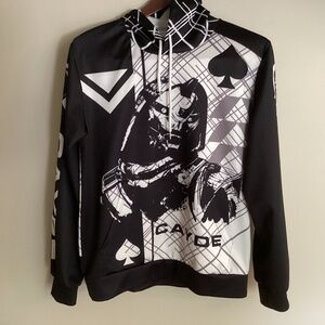CHLOBLOM CAYDE 6 HOODIE PULLOVER SWEATSHIRT SIZE 2XL Black n White